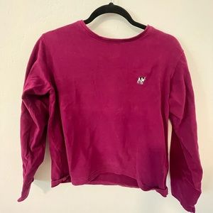 Big dogs brand vintage magenta pullover sweater shirt. Size S!